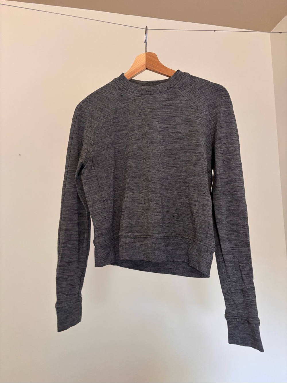 lululemon athletica Dark Gray Crewneck Sweatshirt